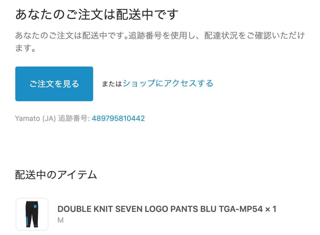 新品 TANGRAM 26ss DOUBLE KNIT LOGO PANTS