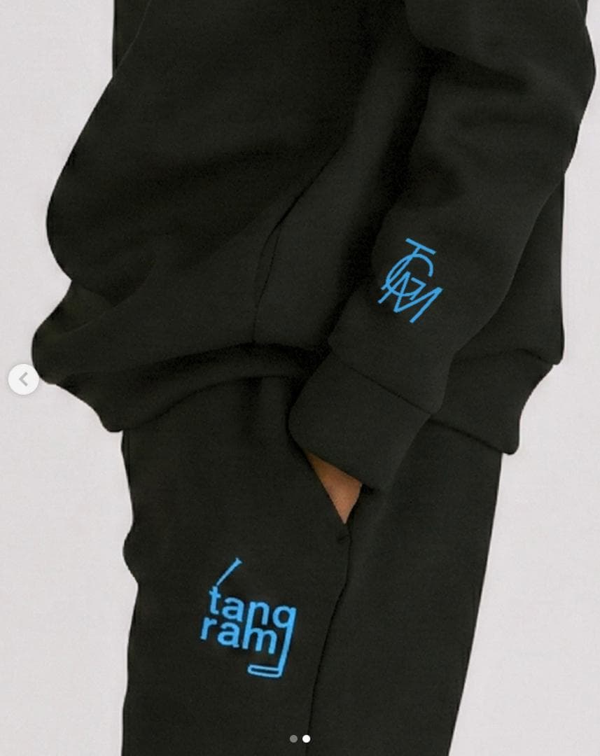 新品 TANGRAM 26ss DOUBLE KNIT LOGO PANTS