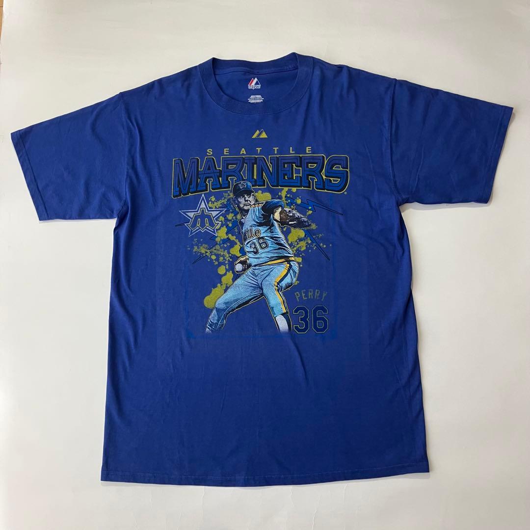 MLB ゲイロードペリー シアトルマリナーズ Tシャツ タグ付き未使用品　L