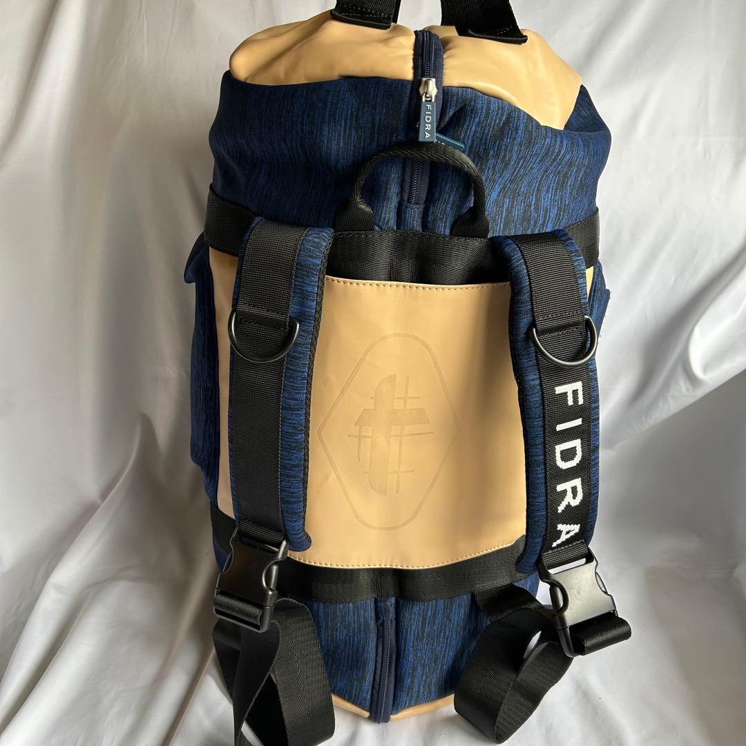 【美品】FIDRAフィドラ 2way ボストンバック リュック ゴルフ ネイビー