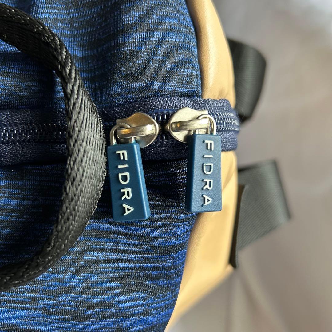 【美品】FIDRAフィドラ 2way ボストンバック リュック ゴルフ ネイビー