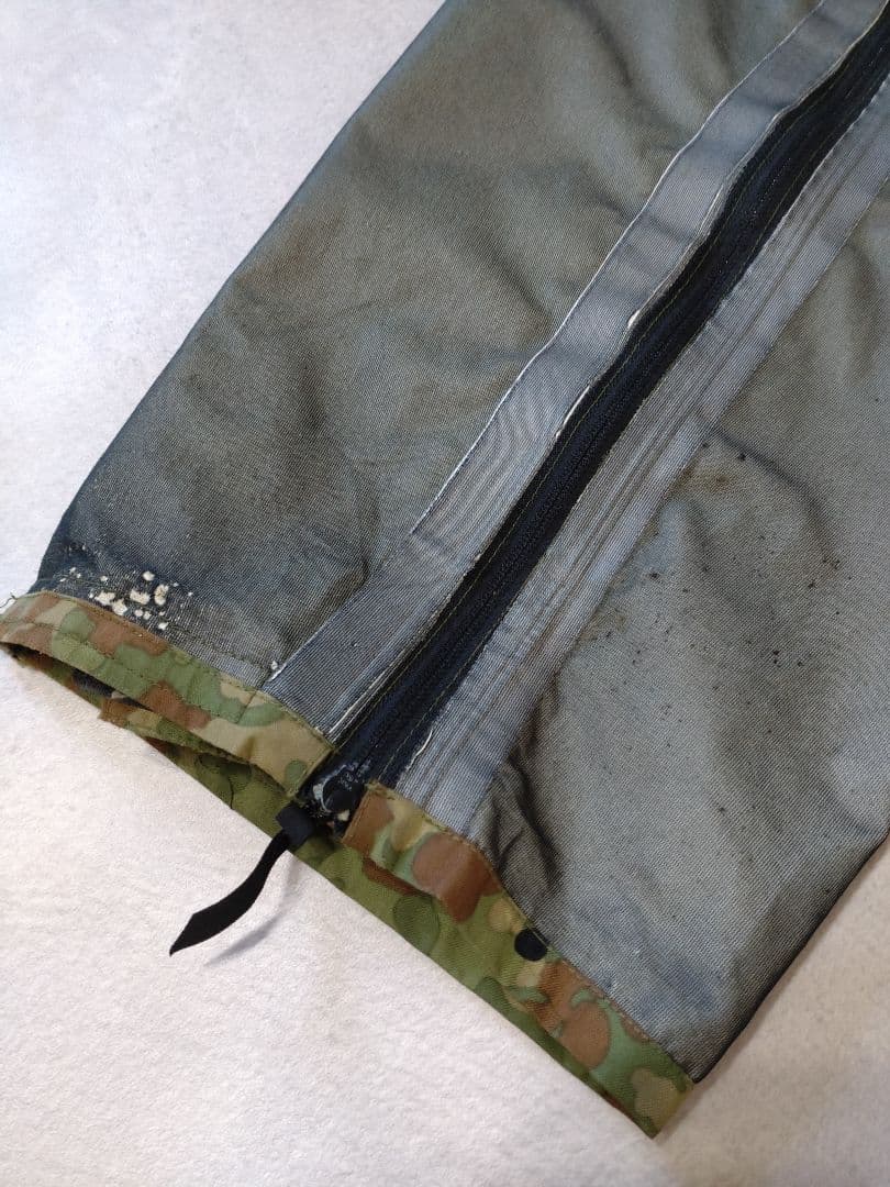 自衛隊戦闘服自衛隊迷彩雨衣上下ゴアテックスカッパレインスーツ防水ジャケット