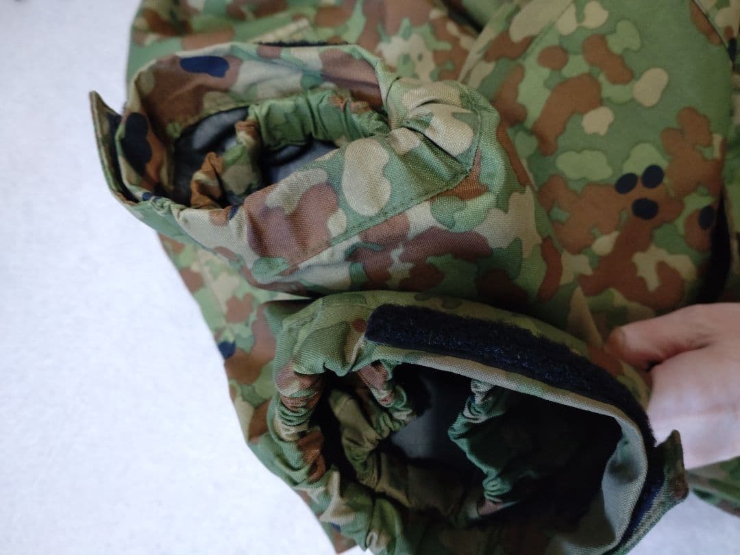 自衛隊戦闘服自衛隊迷彩雨衣上下ゴアテックスカッパレインスーツ防水ジャケット