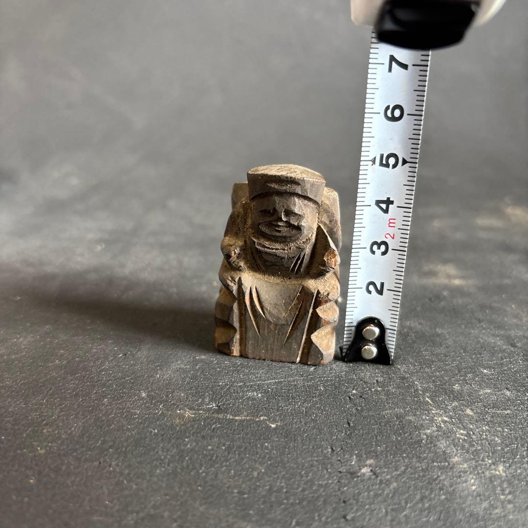恵比寿様　木製彫刻
