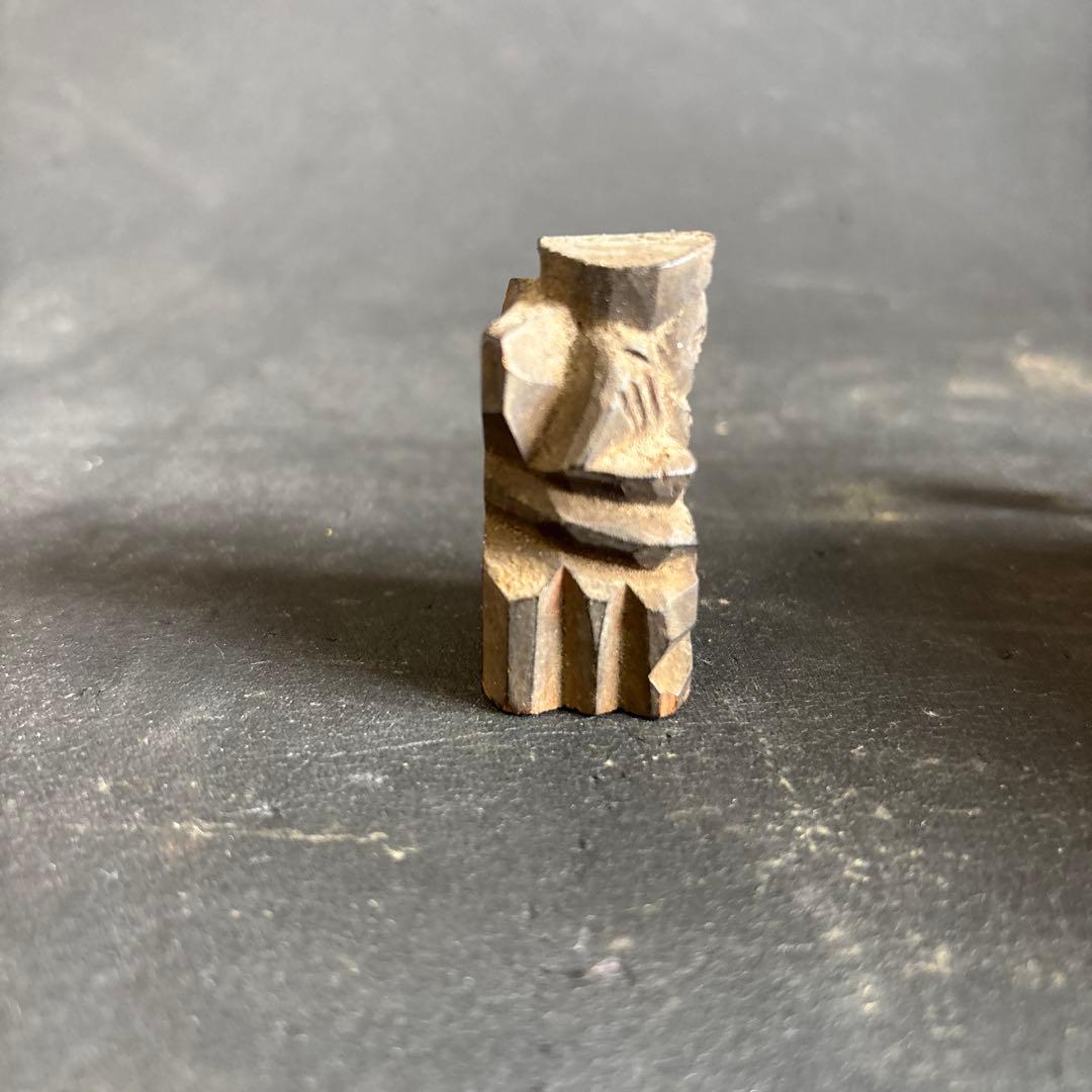 恵比寿様　木製彫刻
