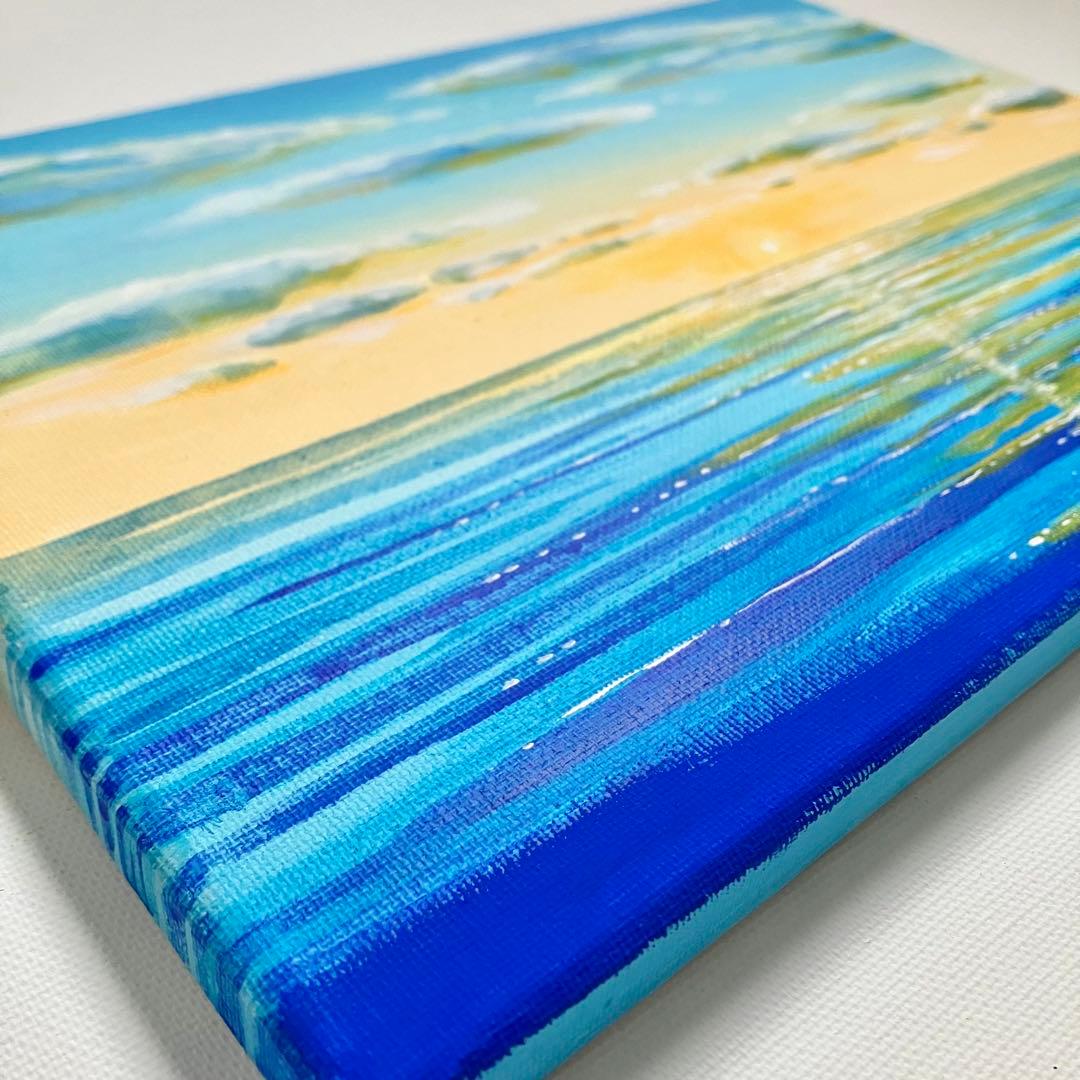 sunrise＊絵画　原画　風景画　海　空　朝日　ハワイ　沖縄　キレイな景色