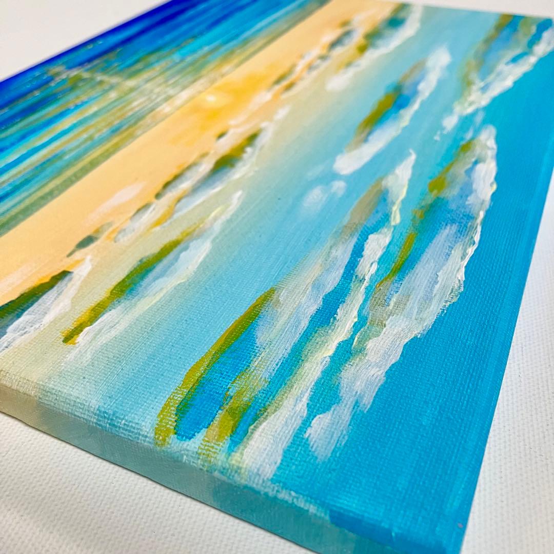 sunrise＊絵画　原画　風景画　海　空　朝日　ハワイ　沖縄　キレイな景色