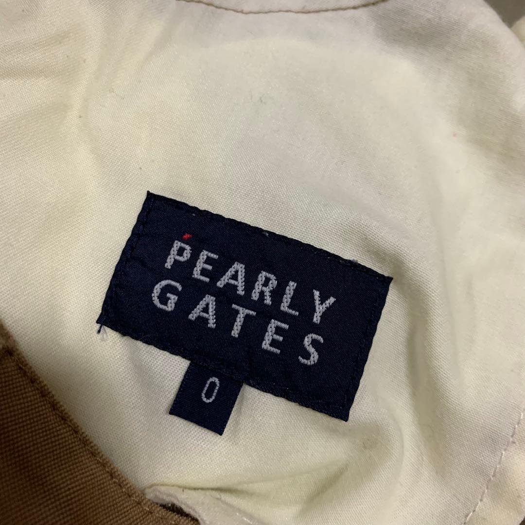 PEARLY GATES パーリーゲイツ ストレッチロングパンツ ロゴ ワッペン