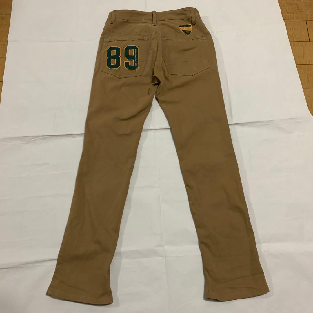 PEARLY GATES パーリーゲイツ ストレッチロングパンツ ロゴ ワッペン