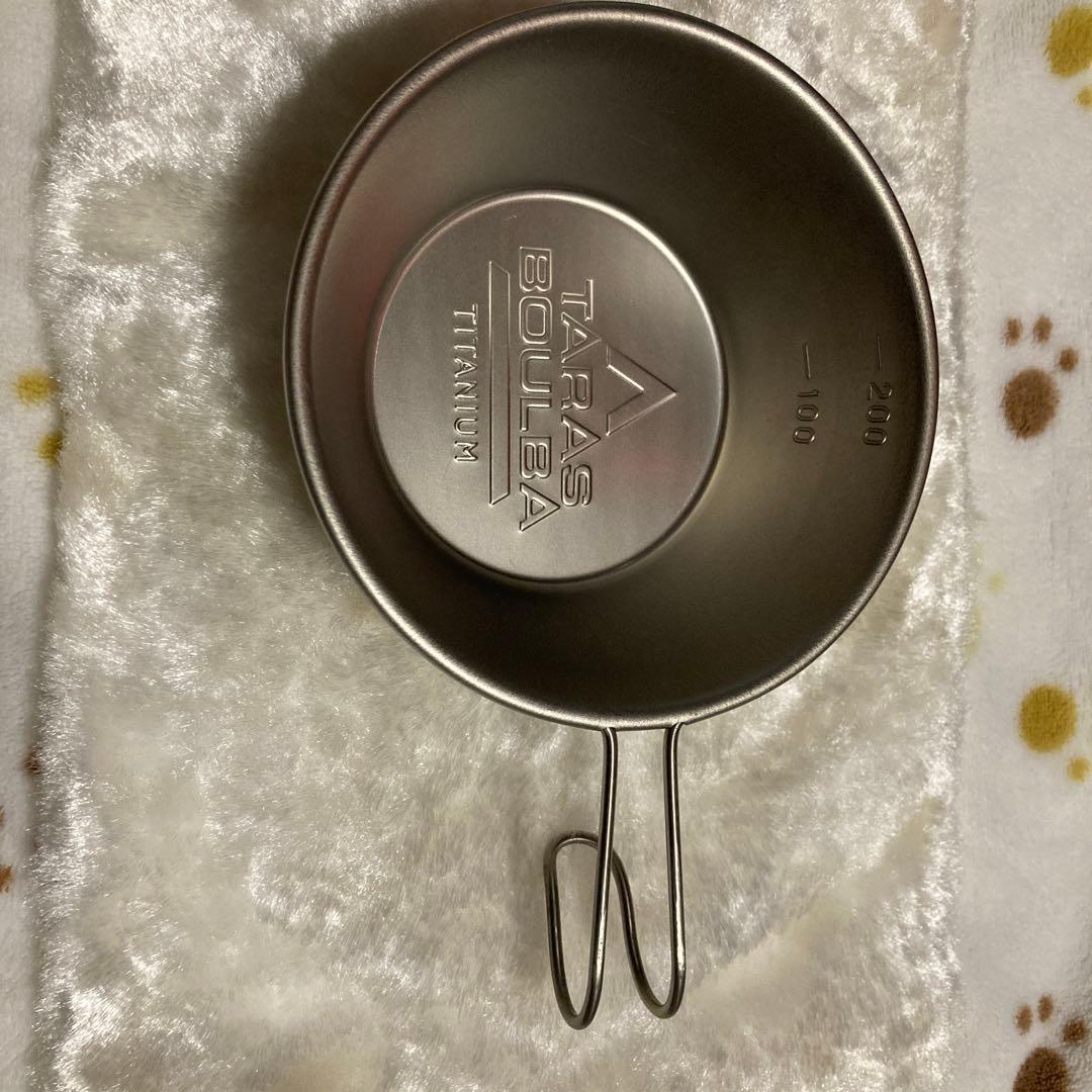 アシックス TARASBOULBA チタニューム シェラカップ 箱入新品未使用