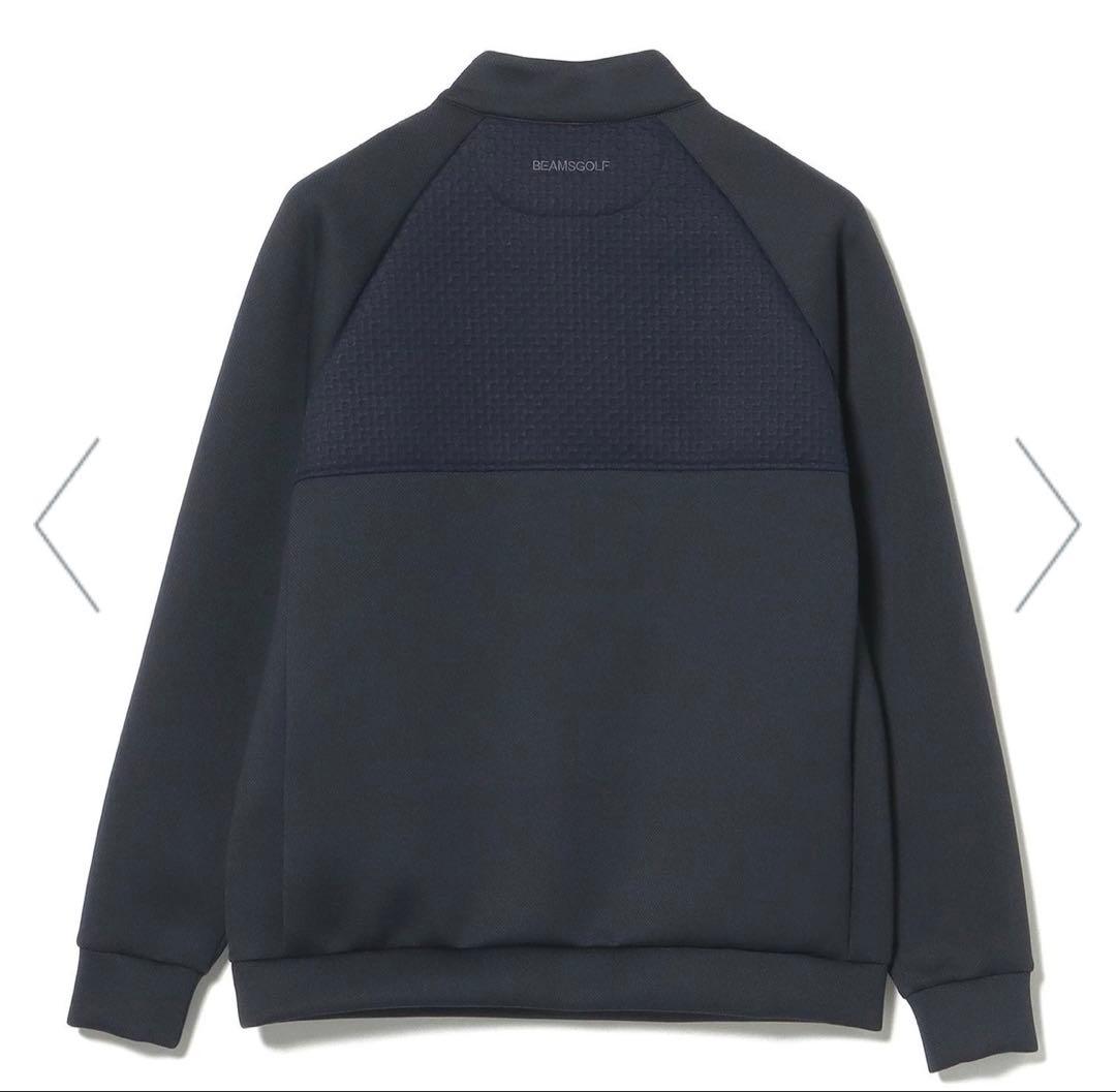 【新品】BEAMS GOLF ハーフジップ フリース M 日本製　ネイビー