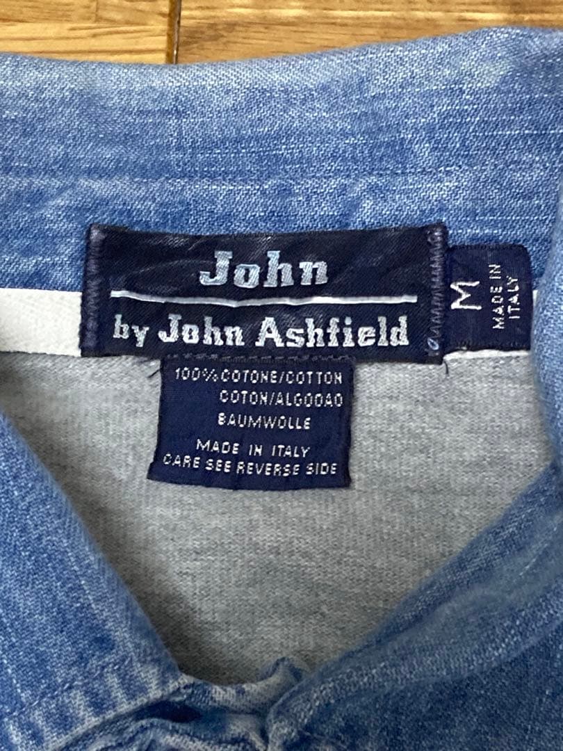 イタリア製John Ashfieldラガーシャツユーロ系 MEN'S M
