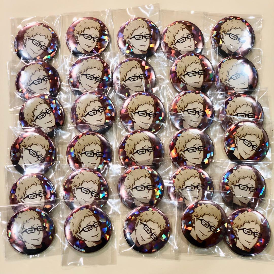 ハイキュー!! One Fine Day 缶バッジ 月島蛍　30点セット　まとめ