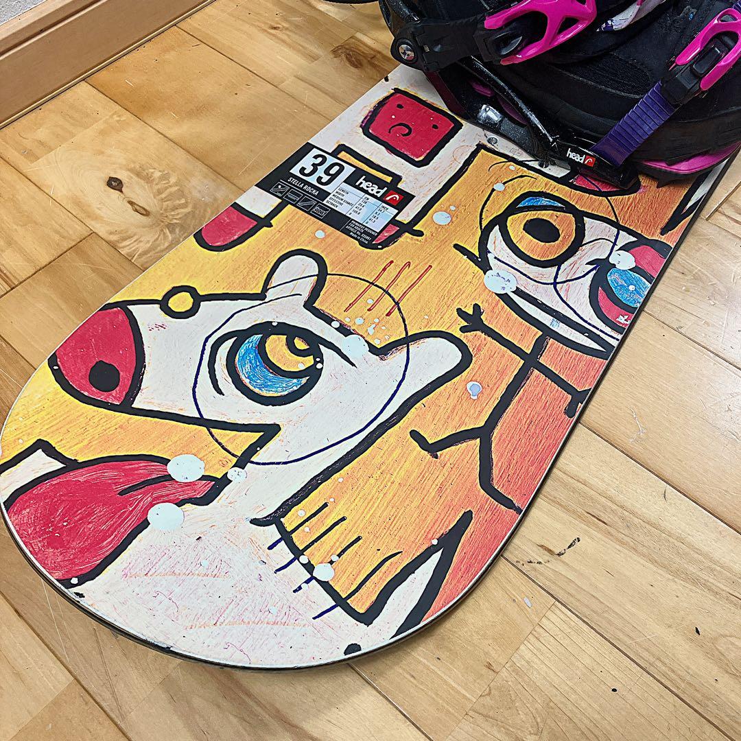 美品 HEAD レディース スノーボード 139cm BURTON バートン