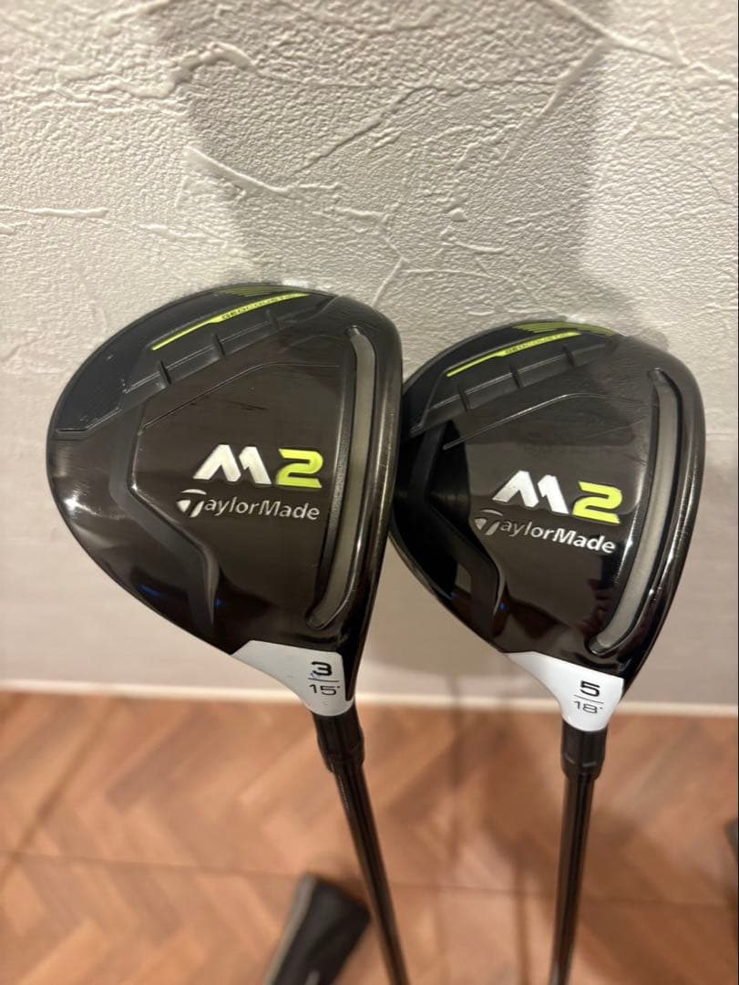 TaylorMade M2 メンズクラブセット adidasゴルフバッグ