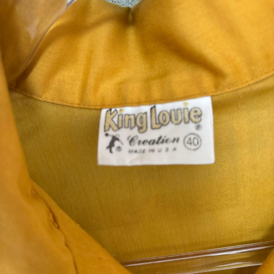 キングルイ ボーリングシャツ 40 M 70s 古着 ヴィンテージ usa製