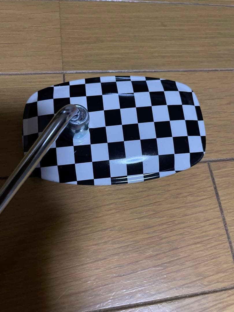 チェッカーフラッグデザイン ミラーセット