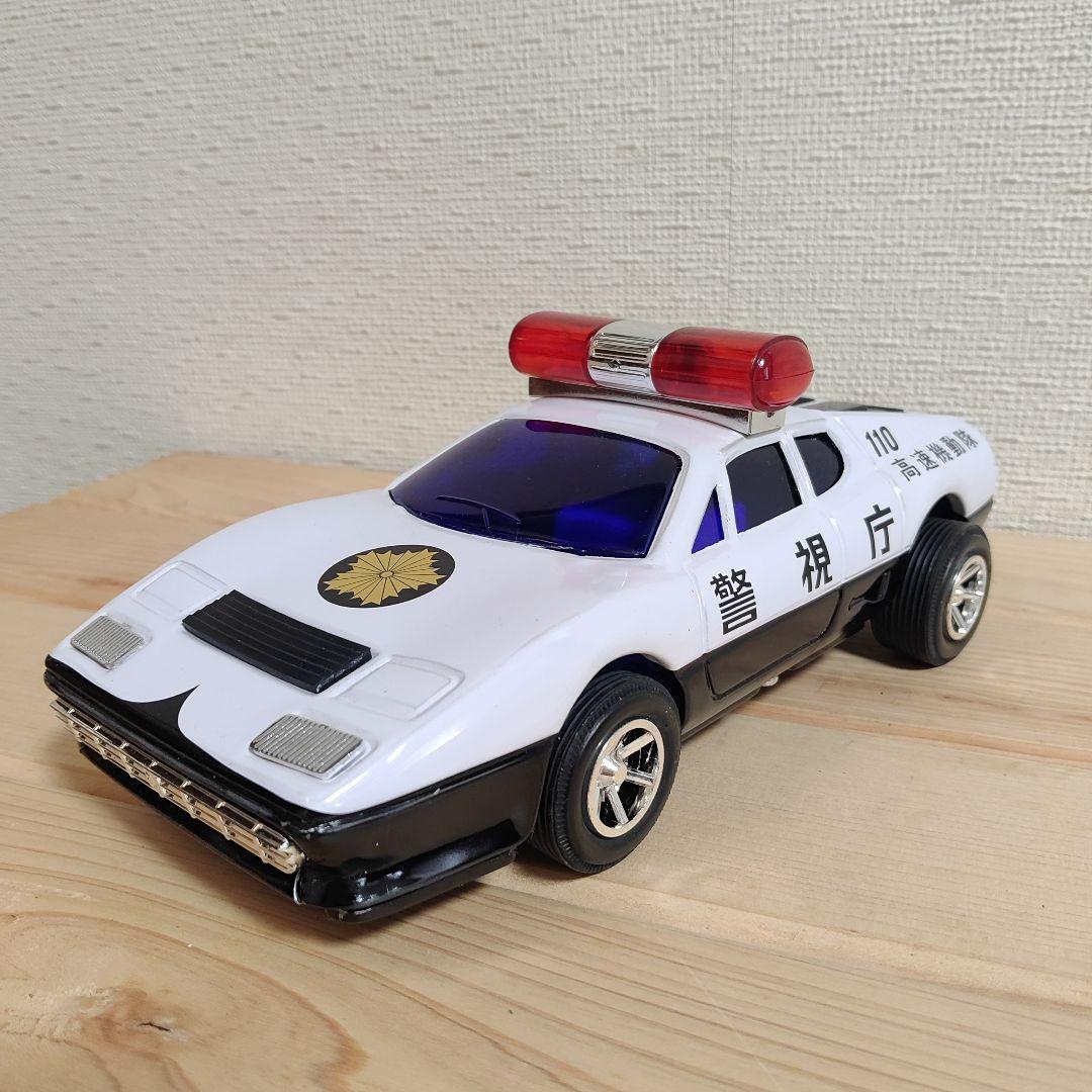 【新品】フェラーリ パトロールカー ブリキ 日本製 昭和レトロ 箱付き