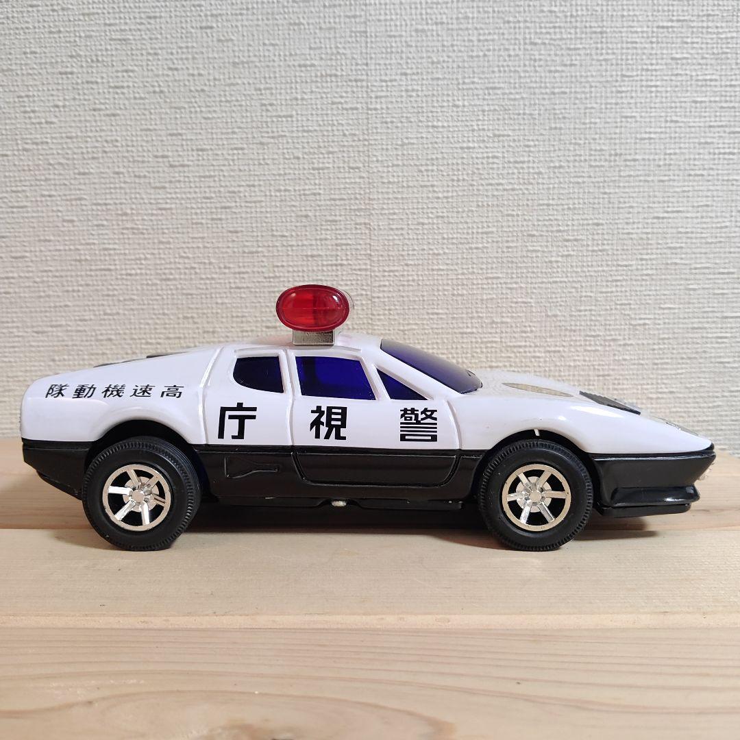 【新品】フェラーリ パトロールカー ブリキ 日本製 昭和レトロ 箱付き