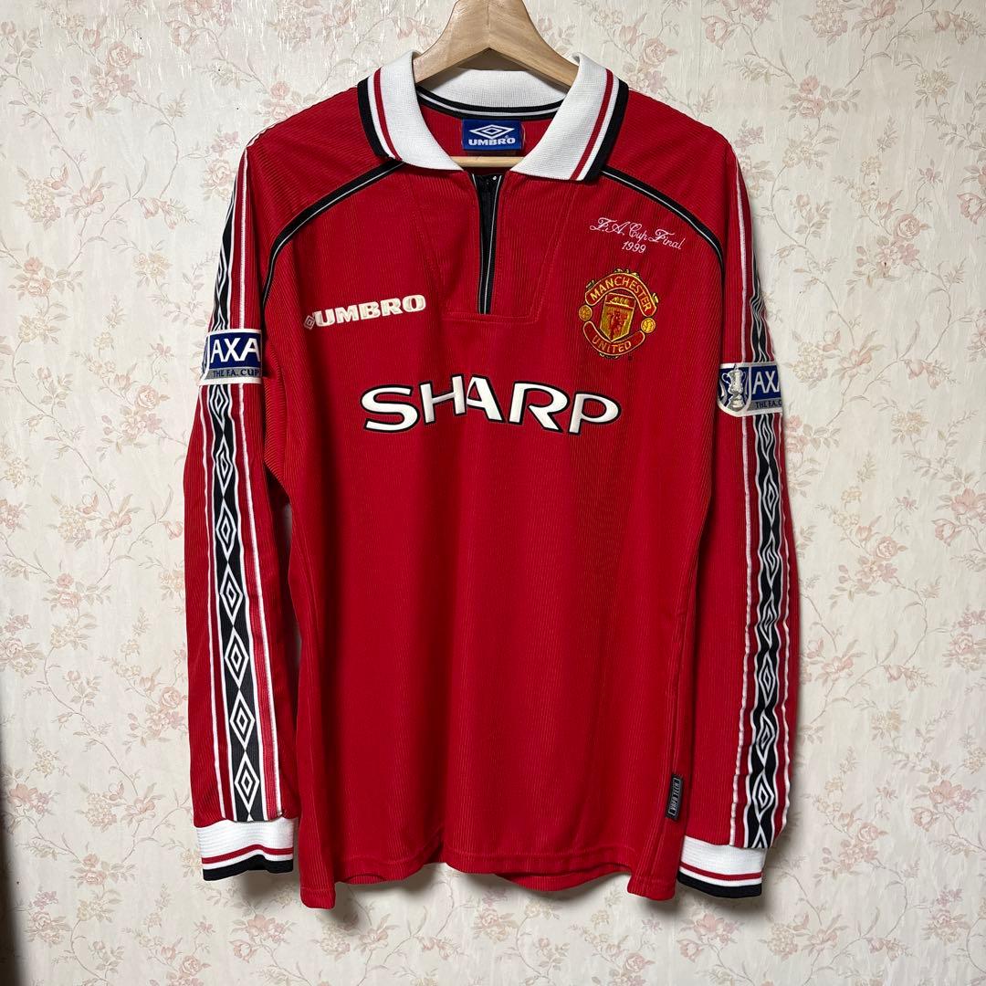1998-2000 マンチェスターユナイテッド　ベッカム　ユニフォーム　XL