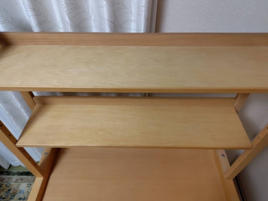 日進木工 デスク 学習机 棚付き