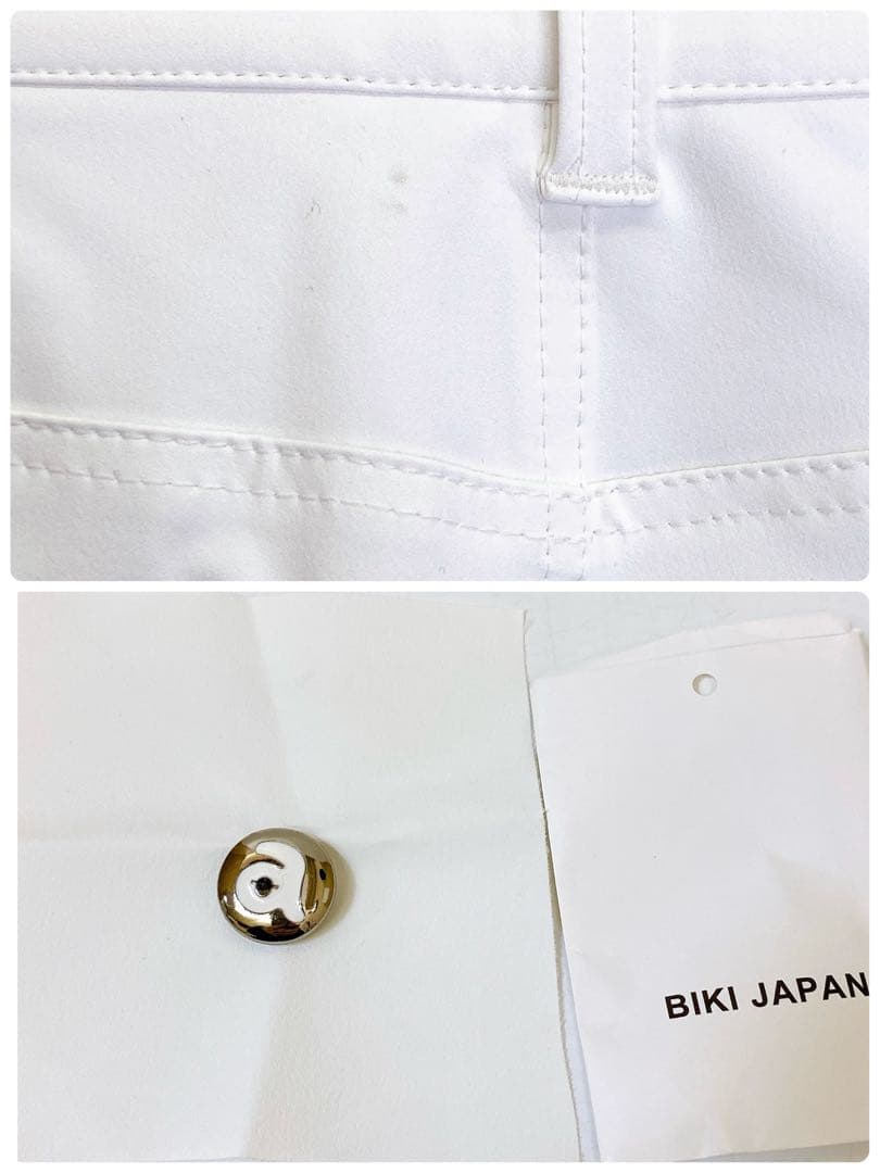 5188 未使用品 archivio ホワイト ゴルフパンツ 40 定価3万円程