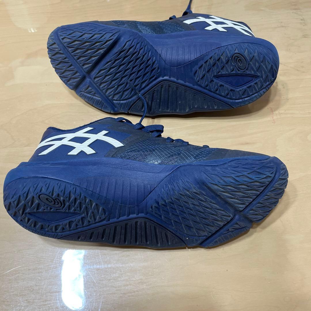 ASICS UNPRE ARS ネイビー バスケットシューズ