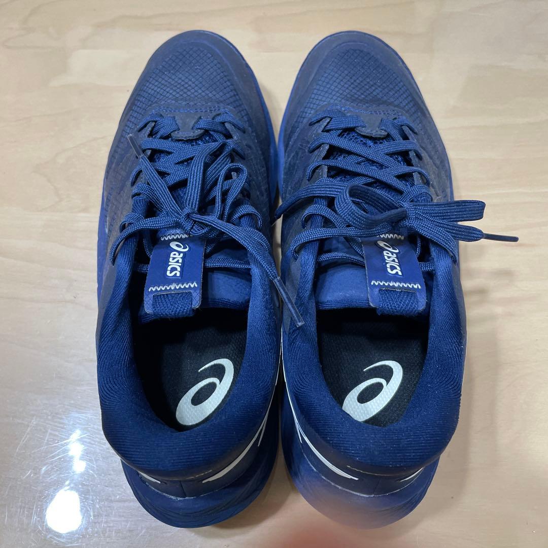 ASICS UNPRE ARS ネイビー バスケットシューズ