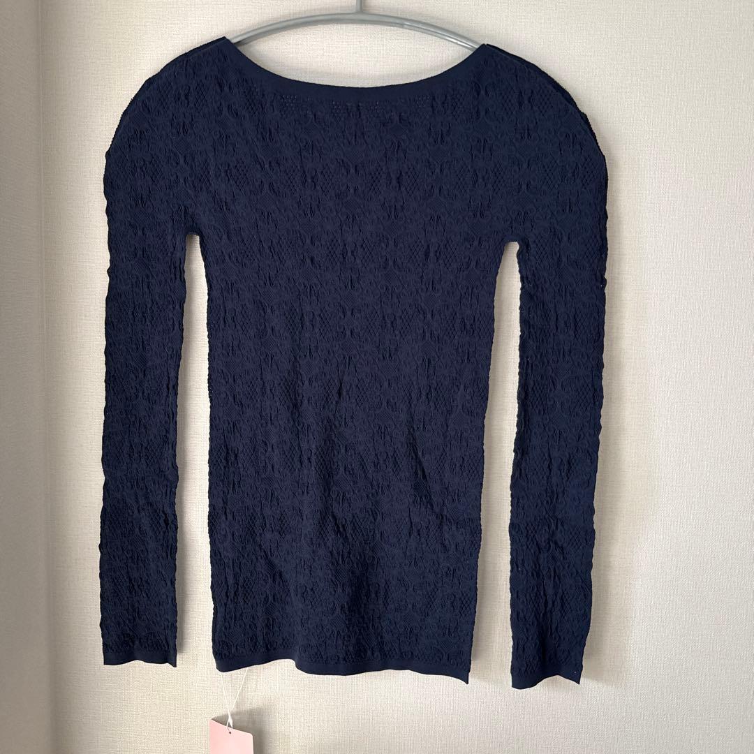【新品】チャコット　ノーソーイングニット　ネイビー　M