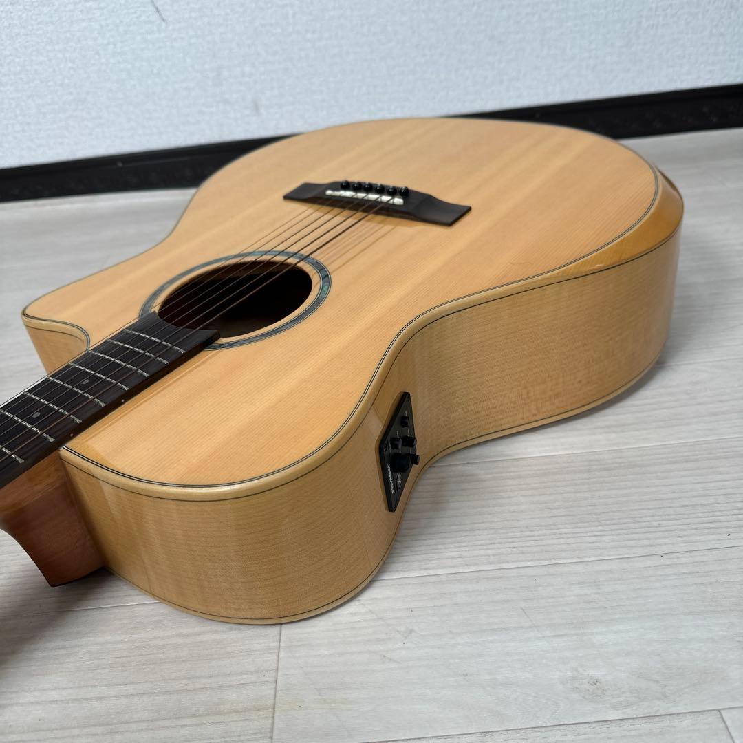 【美品】ROSSO ロッソ エレアコ ギター 虎木目 虎杢 メープル ケース付