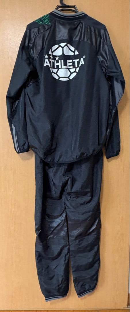 athleta ピステ　上下セットアップ　プラタグ　黒