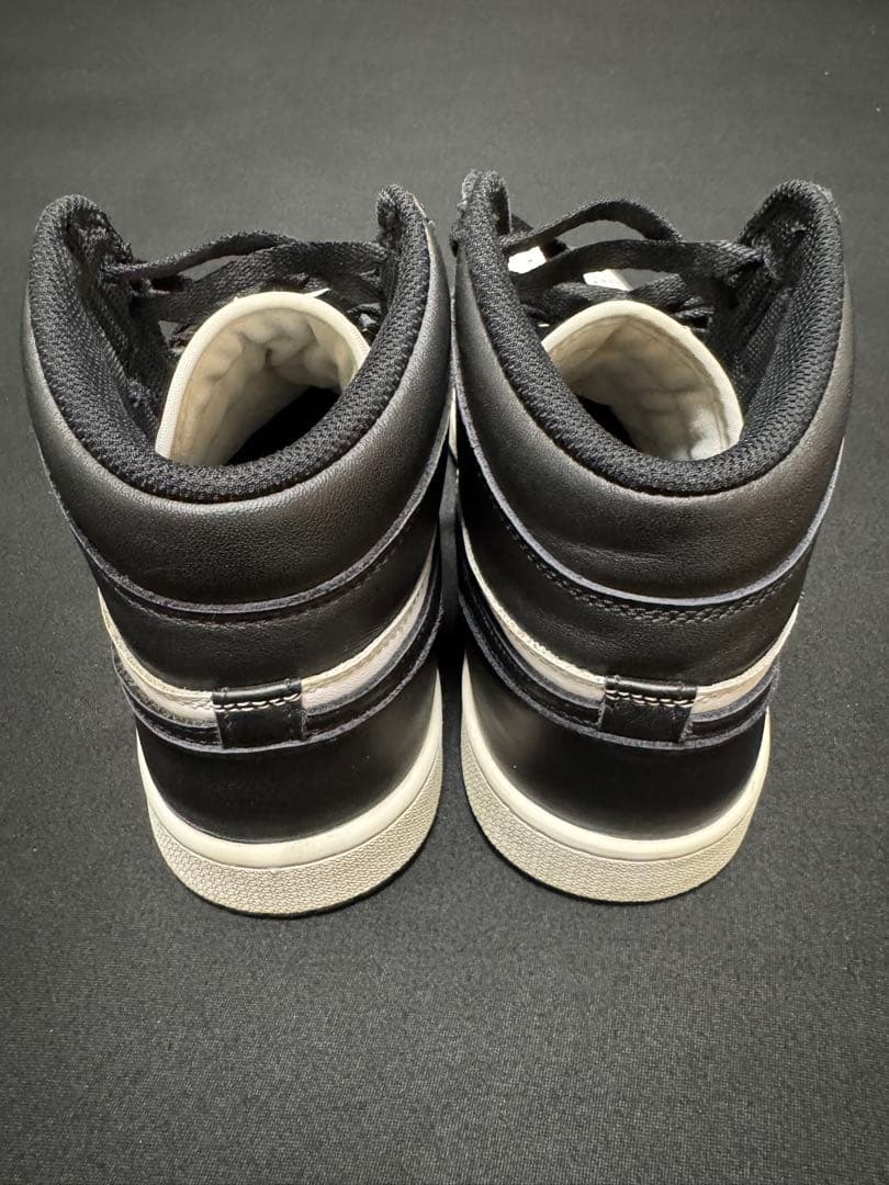 Nike Air Jordan 1 high black/whiteゴルフ28