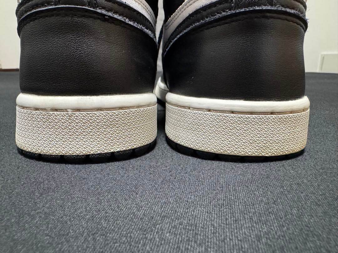 Nike Air Jordan 1 high black/whiteゴルフ28
