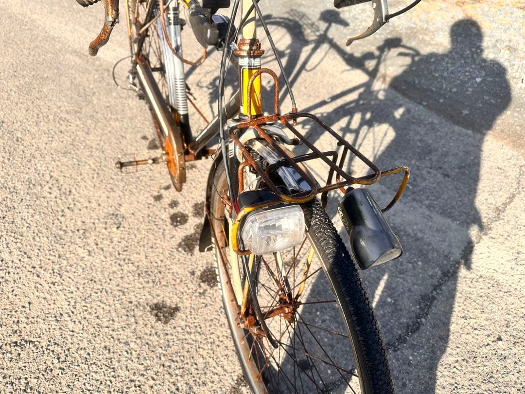 【引取限定】 自転車　6段変速　昭和レトロ　BRAVAS メーター付き
