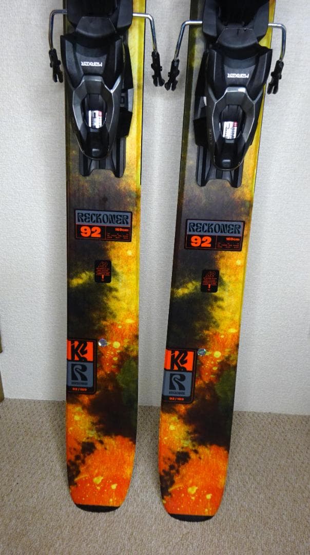 未使用 K2 RECKONER 92 ビンディング付 パウダー ツリーラン　BC