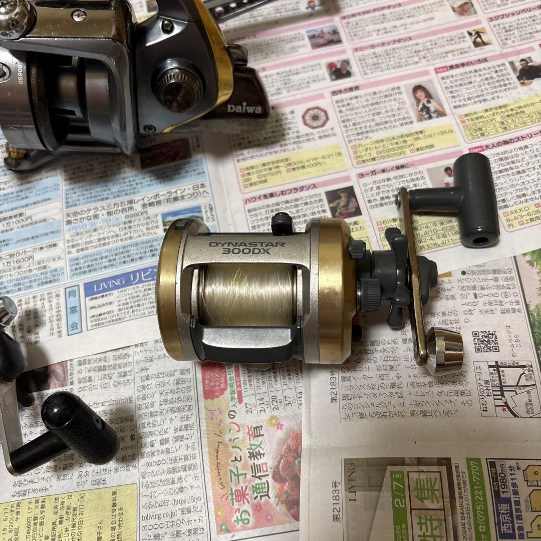 スピニングリール　ベイトリール　シマノ　ダイワ