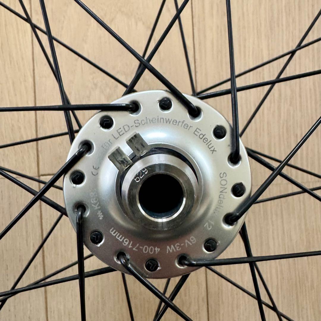 SON ハブダイナモ フロントホイール700c