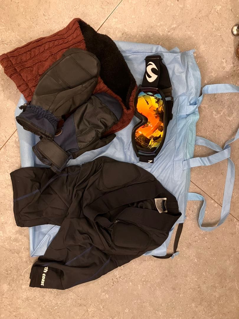 【豪華一式】HELLY HANSEN スノボウェア上下 & プロテクター・小物付