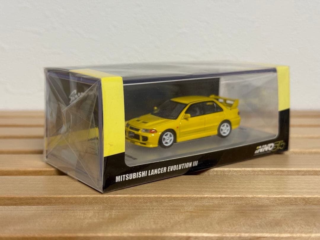 INNO64 1/64 三菱Lancer evo lll 黄