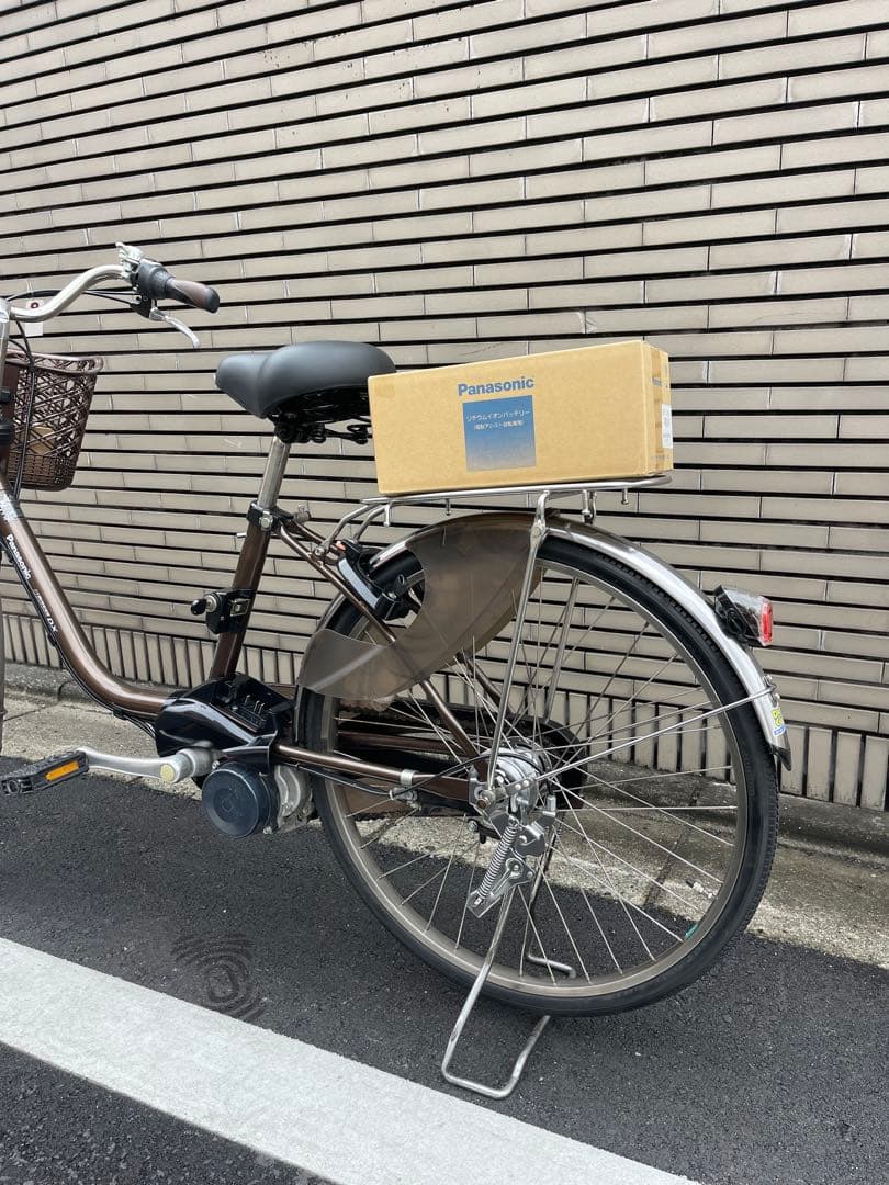 【新品バッテリー8.9ahブラウンパナソニック電動アシスト自転車26CPNA30