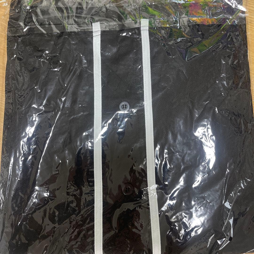 SUPER BEAVER 20周年ベースボールシャツ ストライプ 黒　L