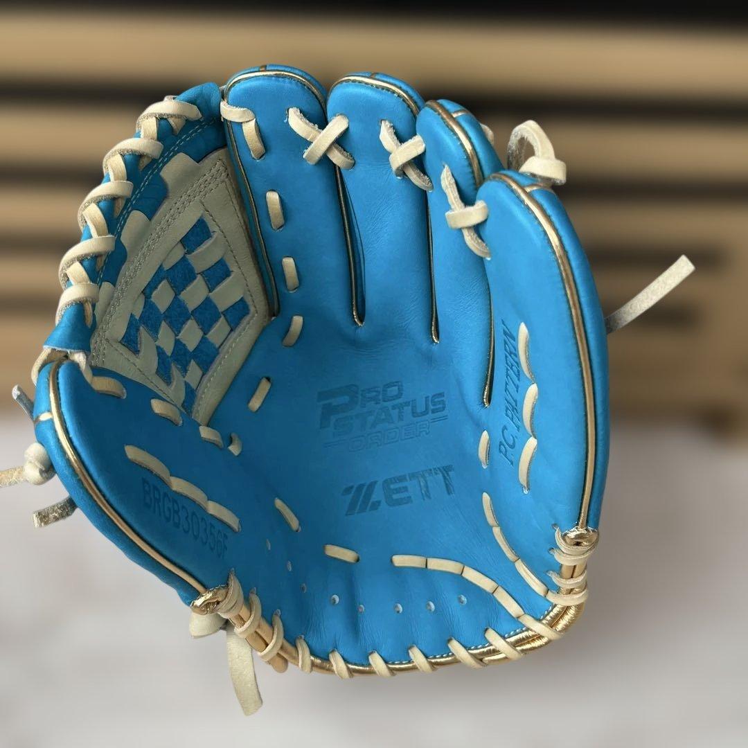 未使用　ZETT PROSTATUS 源田壮亮　オーダーグラブ　グローブ　軟式
