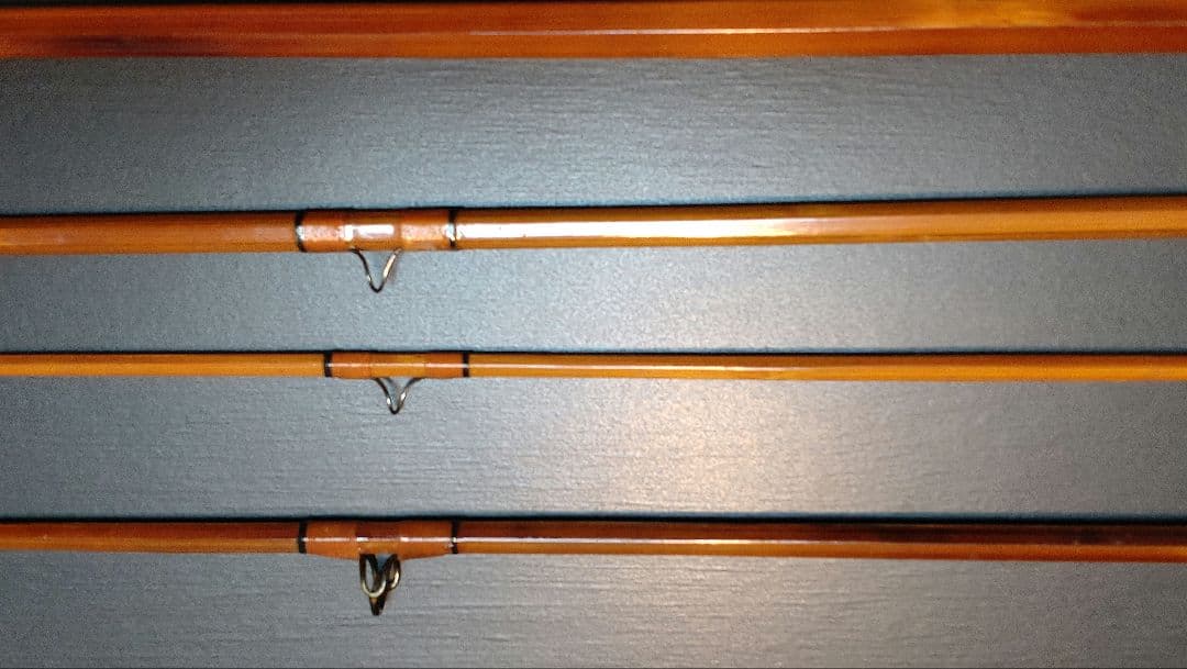 Vtg Montague Split Bamboo Fly ＆Lure Rod