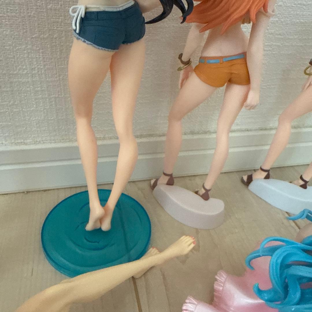 ONE PIECE ワンピース 水着 フィギュア セット 7体 GLITTER