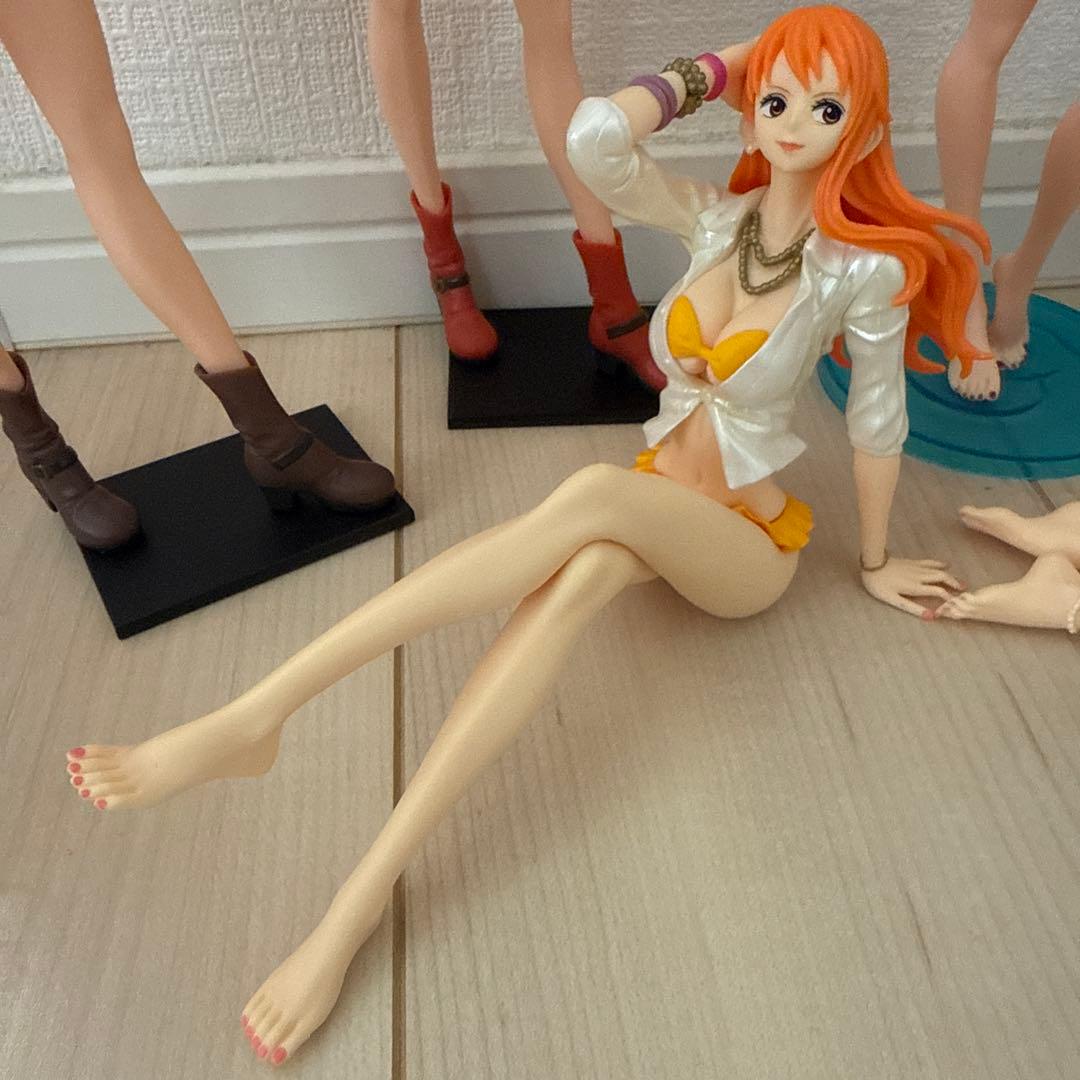 ONE PIECE ワンピース 水着 フィギュア セット 7体 GLITTER