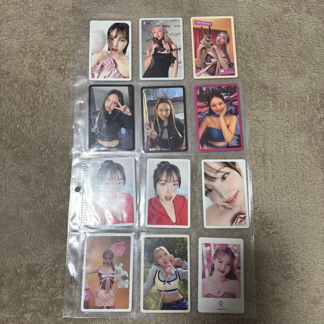 twiceナヨングッズトレカなど
