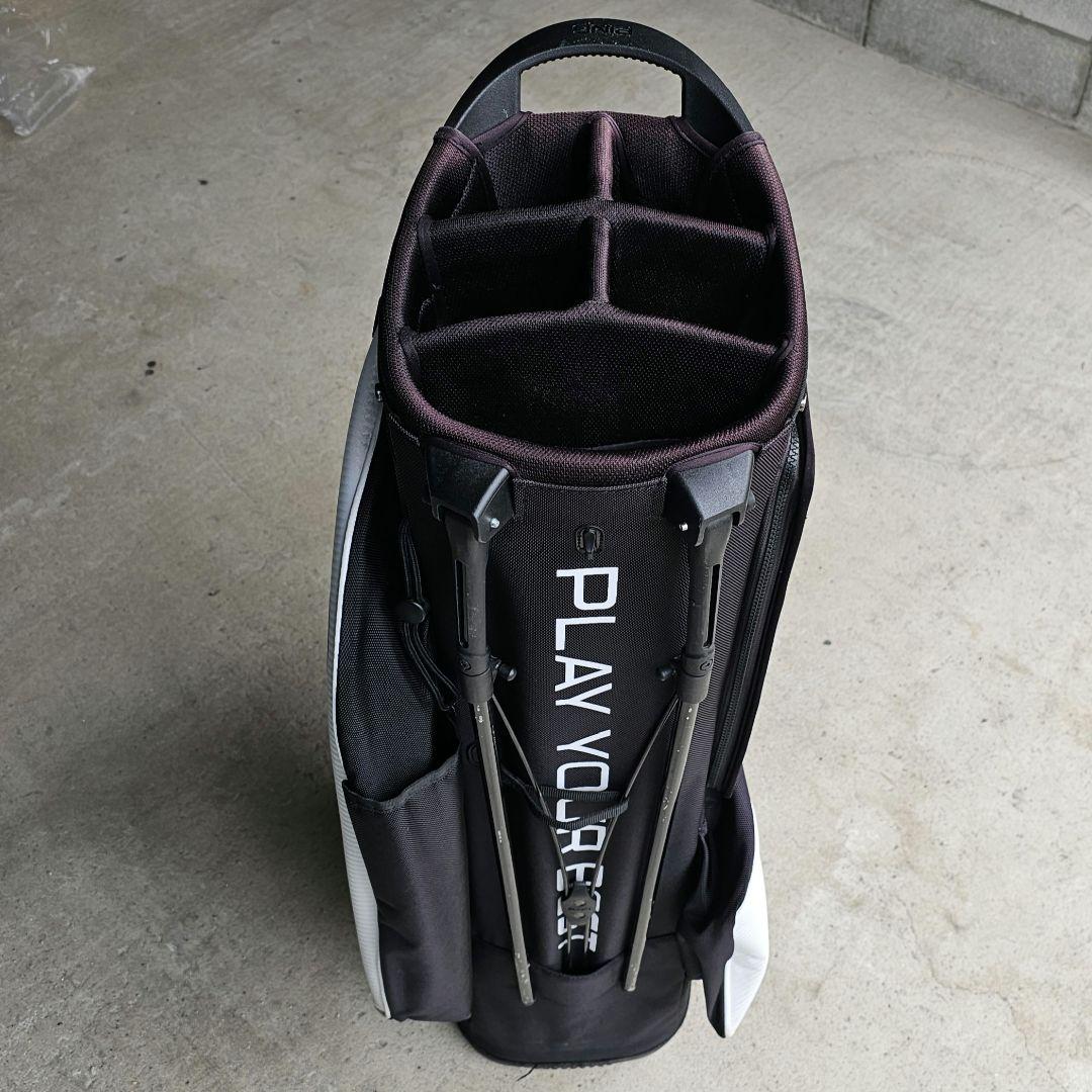PING HOOPER TOUR キャディバッグ ホワイト9.５型