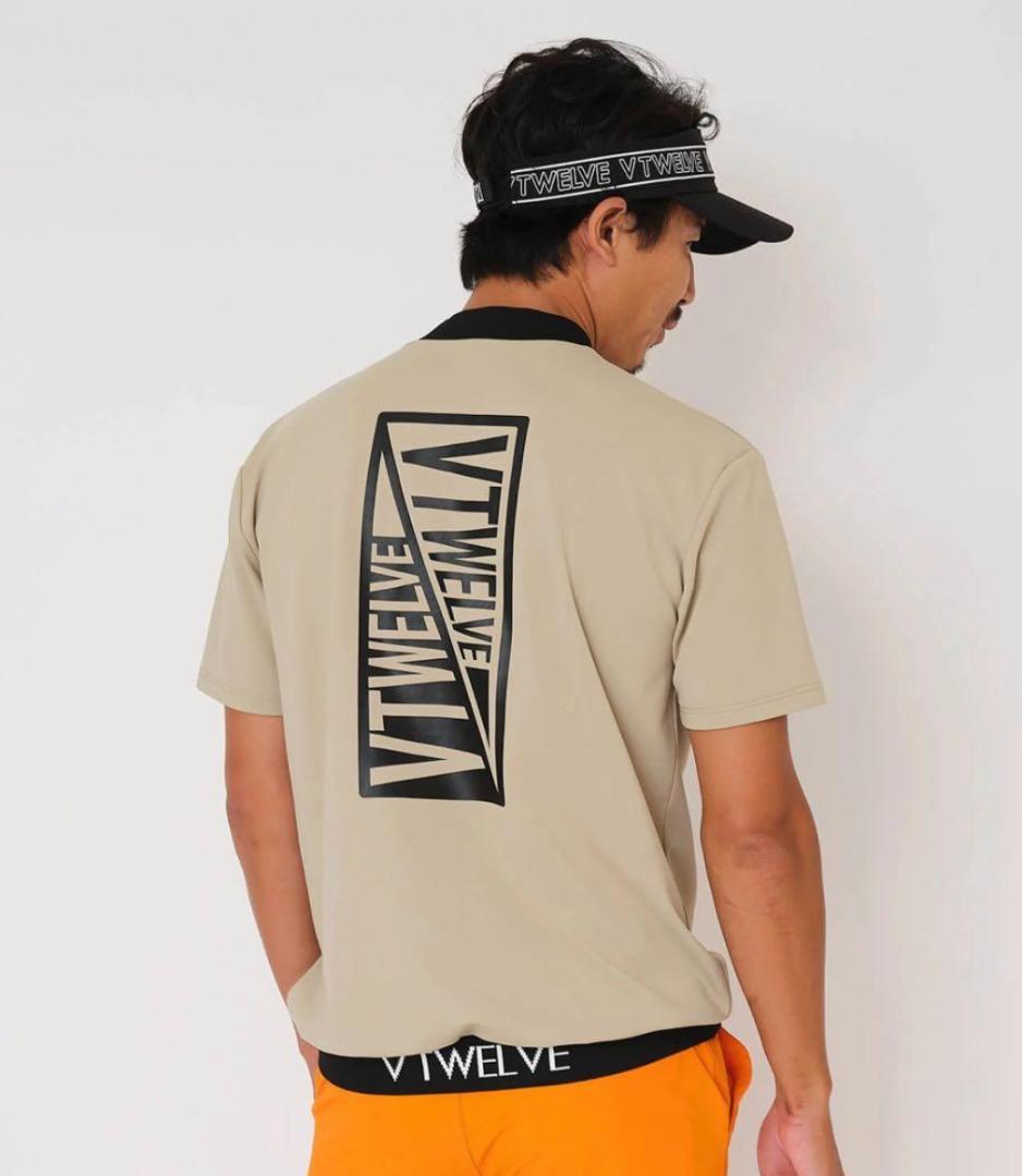新品 V12 GOLF JAQ RIB MOCK メンズ モックネック 吸水速乾