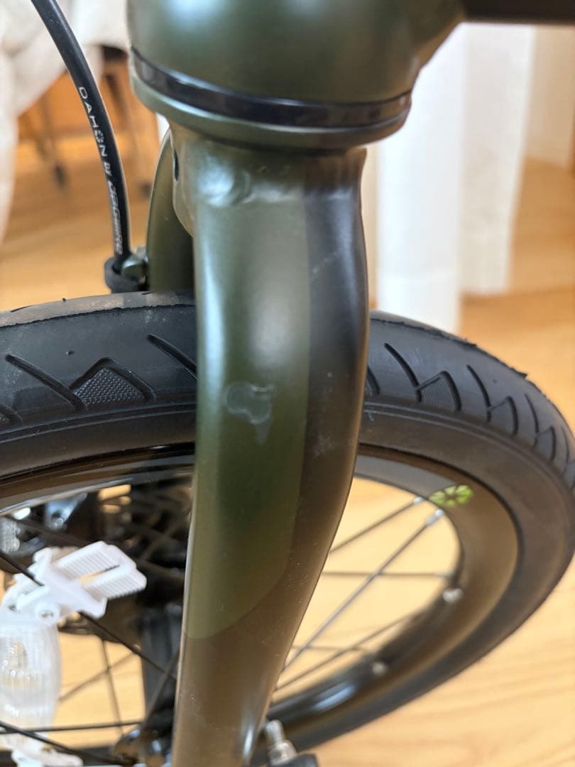 未使用品！付属品多数！　DAHON k9X 送料込み　オリーブブラック