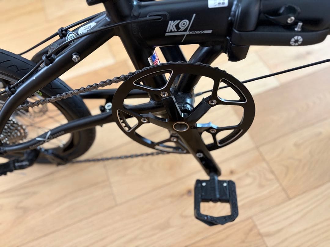 未使用品！付属品多数！　DAHON k9X 送料込み　オリーブブラック